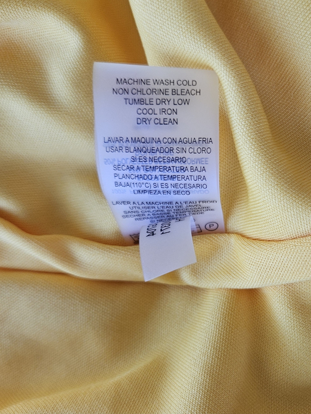 Karl Lagerfeld Paris Floral High Low Maxi Dress Yellow Size 0 - Picture 9 of 9